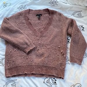 Forever 21 Pink Knit Sweater Size S/P